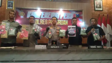 Polres Pasuruan Bongkar Jaringan Sabu 5 Kg, Diduga Dikendalikan Napi Lapas Foto BeritaJatim.com