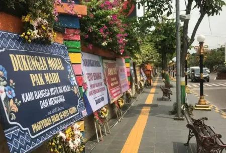 Usai OTT KPK di Madiun, Pengusaha Karangan Bunga Kebanjiran Order Dukung Maidi Foto BeritaJatim.com