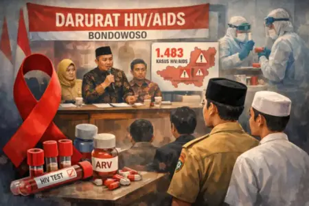 HIV/AIDS di Bondowoso Masuk Zona Darurat, ASN dan Pesantren Diusulkan Jadi Sasaran Screening Foto BeritaJatim.com