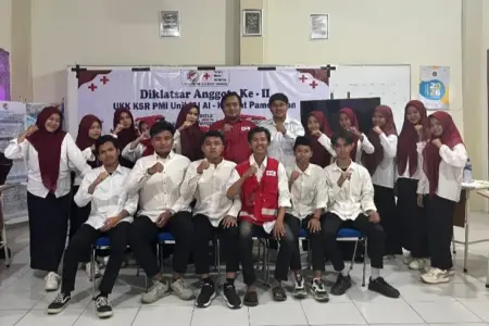 Cetak Relawan Kemanusiaan, KSR Unit IAI Al-Khairat Pamekasan Gelar Diklatsar Ke-2 Foto BeritaJatim.com