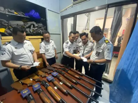 Perketat Pengawasan Internal, Lapas Mojokerto Tertibkan Administrasi Senjata Api Foto BeritaJatim.com