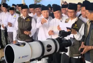 BHR Lamongan Tak Lihat Hilal Tanda Awal Ramadan di Tanjung Kodok Foto BeritaJatim.com