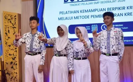PWI Tuban Gelar Duta Literasi Pelajar SMP se-Kabupaten Tuban Foto BeritaJatim.com