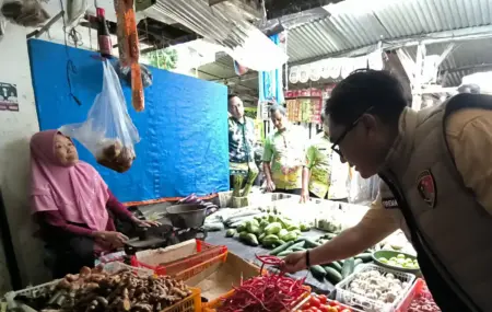 Harga Cabai di Pasar Bangil Malah Naik Setelah Polres Pasuruan Sidak Foto BeritaJatim.com