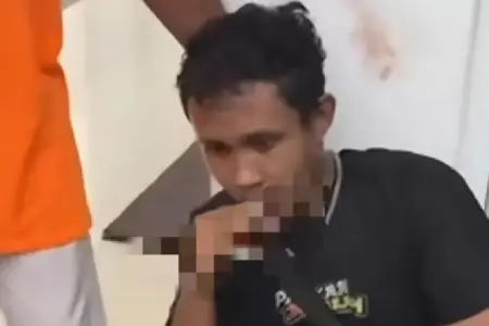 Naik Supra 125, Jambret Surabaya Ditangkap Korbannya Sendiri Foto BeritaJatim.com