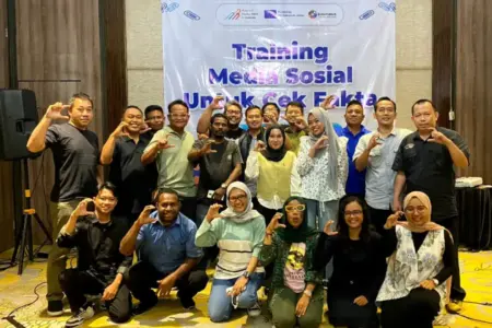 Hoaks Makin Canggih, AMSI Latih Skill Digital Jurnalis Hadapi Disinformasi Video dan AI di Bali Foto BeritaJatim.com
