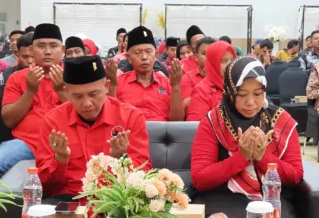Ngaji Politik Ala PDI Perjuangan Pamekasan; Perkuat Kesadaran Demokrasi Berbasis Nilai Keagamaan Foto BeritaJatim.com