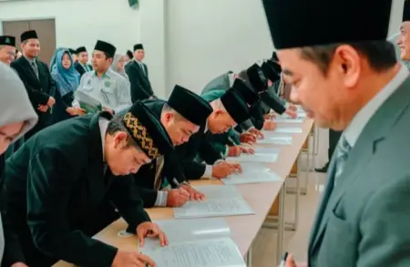 Rektor UIN Madura Ajak Pejabat Jadikan Jabatan Momentum Torehkan Prestasi Foto BeritaJatim.com