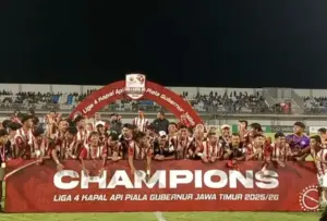 Persepam Pamekasan Juara Liga 4 Piala Gubernur Jatim 2025-2026 Foto BeritaJatim.com