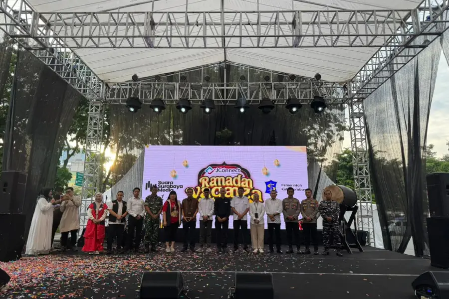 JConnect Ramadan Vaganza 2026 Resmi Dibuka, Bank Jatim Dorong UMKM dan Transaksi QRIS di Surabaya Foto BeritaJatim.com
