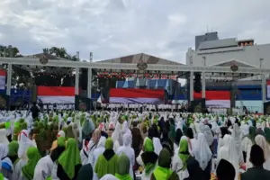 Janji Prabowo Turunkan Biaya Haji saat Mujahadah Kubro 1 Abad NU di Kota Malang Foto BeritaJatim.com