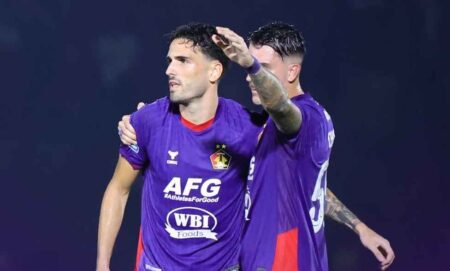 Bhayangkara Presisi Unggul 2-1 Atas Persik Kediri di Babak Pertama Foto BeritaJatim.com