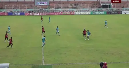 PS Mojokerto Putra Tahan Imbang Persikabo Batu di Babak 8 Besar Liga 4 Jatim Foto BeritaJatim.com