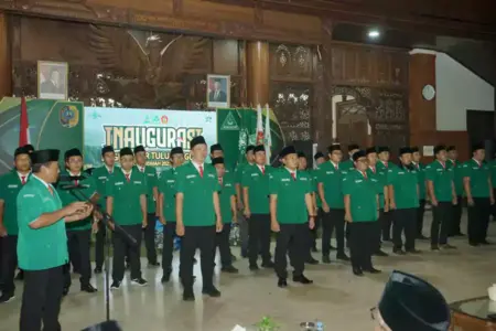 PC GP Ansor Tulungagung 2025-2029 Resmi Dilantik, Fokus Syiar Agama dan Inovasi Kaderisasi Foto BeritaJatim.com