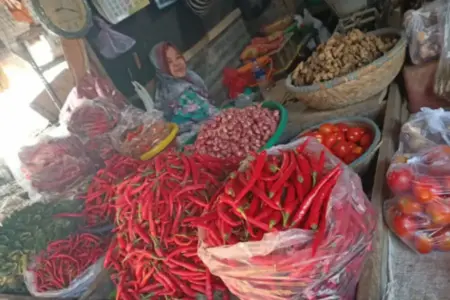 Harga Cabai Rawit di Sumenep Tembus Rp105 Ribu Per Kg Jelang Ramadan 2026 Foto BeritaJatim.com