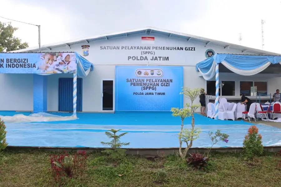 SPPG Polda Jatim di Mojokerto Ini Dilengkapi Green House dan Bioflok Foto BeritaJatim.com