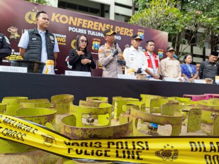 Praktek Oplos Elpiji Sebabkan Kelangkaan Gas Subsidi di Tulungagung Foto BeritaJatim.com