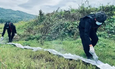 25 Kilogram Bahan Petasan Dimusnahkan di Taman Krocok Bondowoso Foto BeritaJatim.com