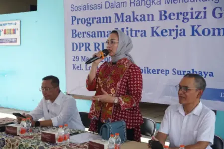 Lucy Kurniasari: MBG Program Prioritas Presiden Lahirkan Generasi Unggul Foto BeritaJatim.com