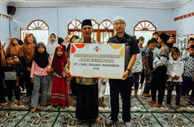 PT CJI Santuni 100 Anak Yatim, Komitmen Berkelanjutan pada CSR Foto BeritaJatim.com