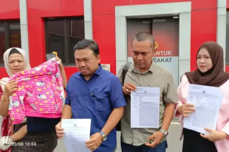 Korban Arisan Online Rp1 M Datangi Polres Mojokerto Kota, Tagih Kejelasan Kasus yang Dilaporkan Sejak 2025 Foto BeritaJatim.com