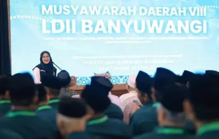 Musda VIII LDII Banyuwangi Dibuka Bupati Ipuk, Soroti Peran Strategis hingga Suksesi Kepemimpinan Foto BeritaJatim.com
