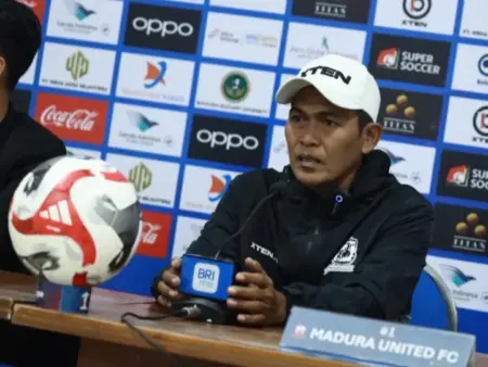 Madura United Bertekad Amankan Poin dari Borneo di Pamekasan Foto BeritaJatim.com