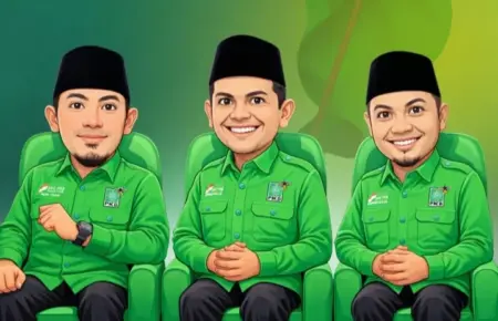 Profil Singkat 3 Kandidat Ketua PKB Pamekasan 2026-2030 Foto BeritaJatim.com
