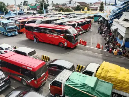 Posko Lebaran Banyuwangi Berakhir, Tercatat 78 Persen Pemudik Telah Menyebrang ke Bali Foto BeritaJatim.com