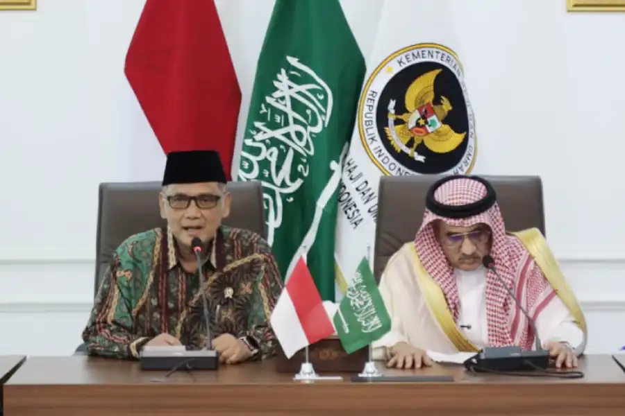 Di Hadapan Dubes Arab Saudi, Menhaj Gus Irfan Pastikan Jemaah Haji 2026 Siap Berangkat Foto BeritaJatim.com
