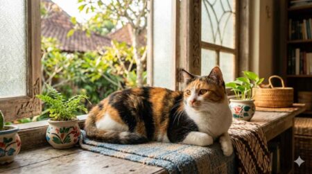 Keajaiban Genetika dan Mitos di Balik Kucing Belang Telon Foto BeritaJatim.com
