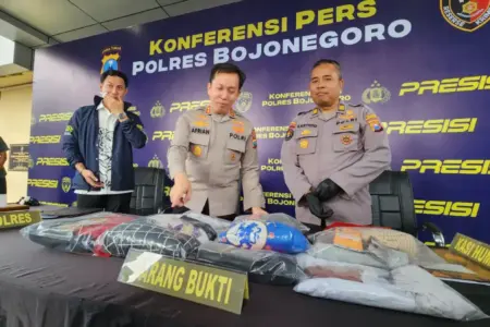 Polres Bojonegoro Ringkus 7 Pelaku Pencabulan Anak di Bawah Umur Foto BeritaJatim.com