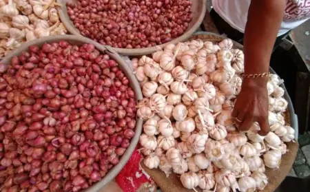 Penjualan Bumbu Dapur di Pasar Besar Kota Madiun Meningkat Saat Idul Adha Foto BeritaJatim.com
