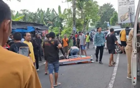 Kecelakaan Beruntun di Ngawi, Enam Orang Terluka, Termasuk Anak-anak Foto BeritaJatim.com