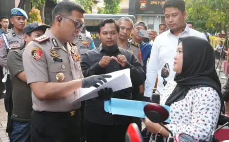 Polresta Sidoarjo Ungkap 36 Kasus 3C dalam 4 Bulan, 43 Tersangka Diamankan Foto BeritaJatim.com