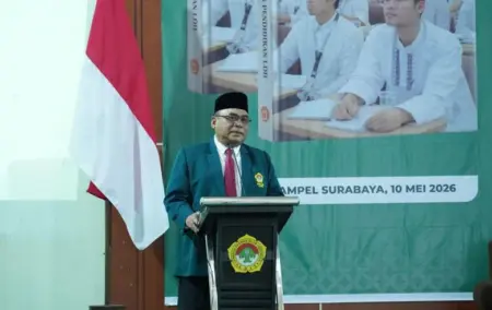 Bedah Buku di UINSA, LDII Jatim Gandeng Tokoh NU-Muhammadiyah Bedah Konsep ‘Profesional Religius’ Foto BeritaJatim.com