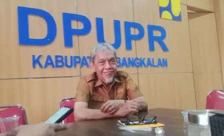 Harga Material Tak Menentu, Proyek Perbaikan 56 Ruas Jalan Kabupaten di Bangkalan Tertahan Foto BeritaJatim.com