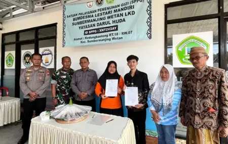 SPPG Bumdesma Lestari Mandiri Kedungbanteng Mulai Beroperasi, Dukung Program MBG di Malang Selatan Foto BeritaJatim.com