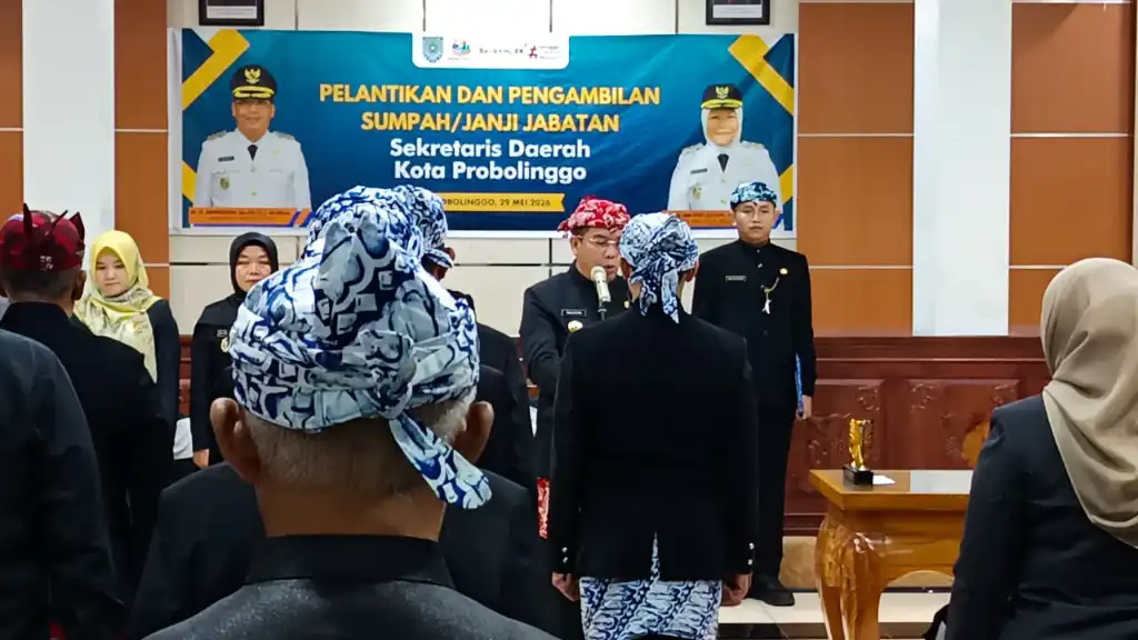 Sekda Baru Resmi Dilantik, Pemkot Probolinggo Bersiap Isi Enam Kursi OPD Kosong Foto BeritaJatim.com