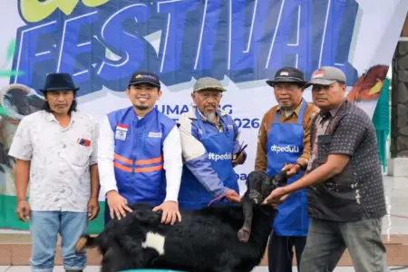 Qurban Festival DT Peduli Jatim: 220 Hewan Kurban untuk Dhuafa dan Korban Bencana di Jawa Timur Foto BeritaJatim.com