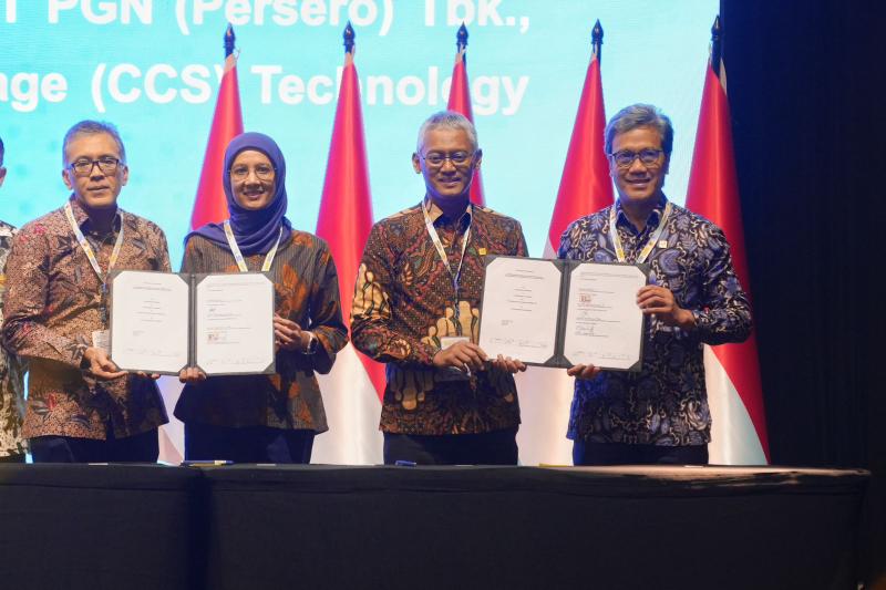 Garap Blue Ammonia, PGN Pimpin Proyek Transportasi CO₂ Bersama Pertamina dan Pupuk Indonesia Foto BeritaJatim.com