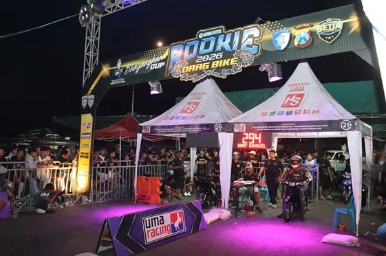 600 Pembalap Ramaikan Bhayangkara Rookie Dragbike 2026 di Magetan Foto BeritaJatim.com