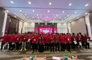 Pelantikan PAC PDI Perjuangan Pamekasan Usung Semangat Gotong Royong Foto BeritaJatim.com