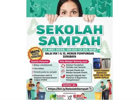 Inisiasi ”Sekolah Sampah”, DPRD Surabaya Dorong Perubahan Perilaku Kelola Sampah dari Rumah Foto BeritaJatim.com