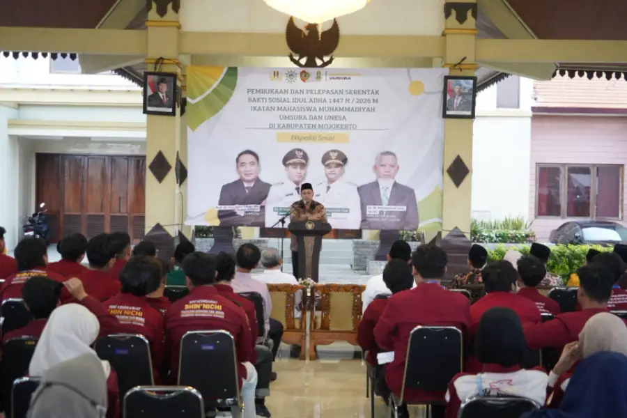 IMM Surabaya Salurkan Hewan Kurban ke 6 Desa di Mojokerto Foto BeritaJatim.com