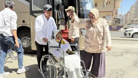 Sebanyak 68 Ribu Jemaah Telah Mendarat di Tanah Suci, 7 Orang Wafat Foto BeritaJatim.com