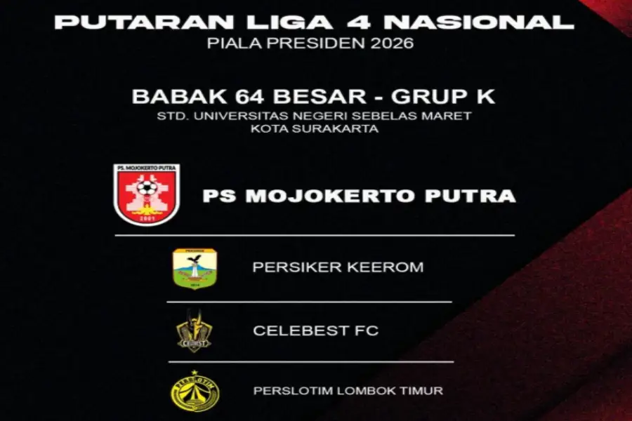 PSMP Mojokerto Bertolak ke Putaran Nasional Liga 4, Denny Rumba: Semua Lawan Kuat Foto BeritaJatim.com