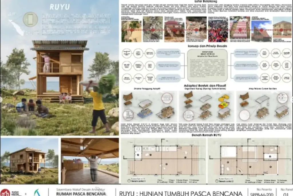 Solusi Rumah Adaptif Banjir Sumatra Karya Mahasiswa UB Raih Juara Nasional Foto BeritaJatim.com