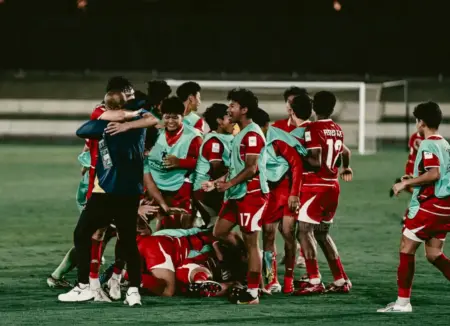 Piala Asia U-17 2026: Timnas Indonesia U-17 Fokus Hadapi Qatar Usai Kalahkan China Foto BeritaJatim.com