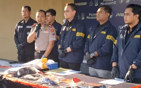 Cemburu dan Konflik Rumah Tangga Diduga Jadi Motif Pembunuhan Ibu Mertua di Mojokerto Foto BeritaJatim.com